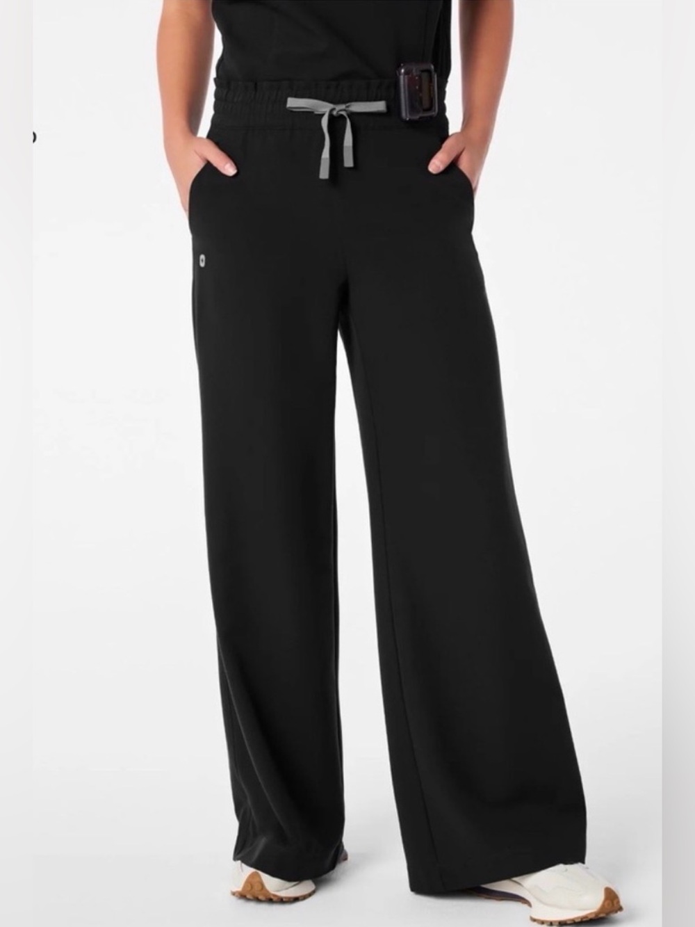 NWT FIGS Women’s NAVY BLUE High Waist Allison Ultra Wide Leg Scrubs - Size XXL